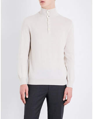 Corneliani Stand-collar cashmere jumper