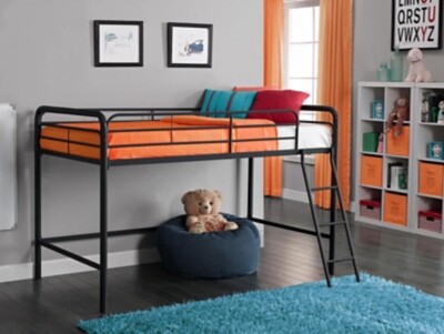 DHP Kids Junior Twin Metal Loft Bed