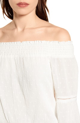 Lulus Sunny Story Off the Shoulder Top