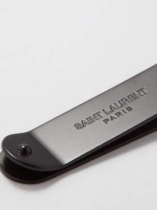 Saint Laurent Metal engraved-logo money clip