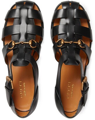 gucci horsebit fisherman sandals