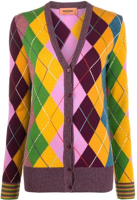 Missoni Argyle Knit Cardigan - ShopStyle