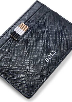 HUGO BOSS Structured money-clip card holder with logo detail - ShopStyle  Wallets