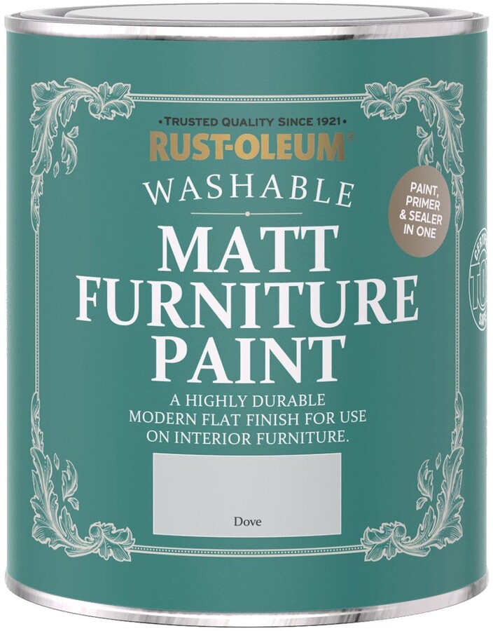 Rust Oleum RustOleum RustOleum Matt Furniture Paint Dove 750Ml