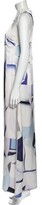 Thumbnail for your product : Kenzo Silk Long Dress Blue