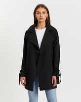 Thumbnail for your product : Atmos & Here Atmos&Here - Women's Black Jackets - Brae Mid Length Trench Jacket - Size 12 at The Iconic