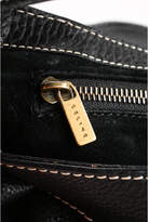 Thumbnail for your product : Celine Black Pebbled Leather Gold Tone Stitched Trim Shoulder Handbag FAN3150JHL