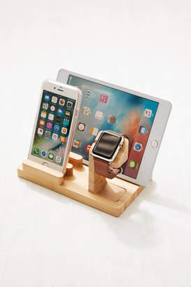 Urban Outfitters Wooden Multi-Device Charging Dock