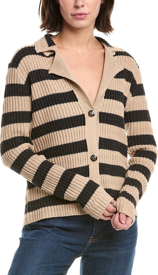 Fate Stripe Knit Cardigan