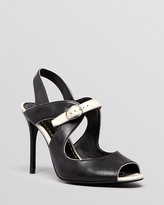 Thumbnail for your product : Enzo Angiolini Open Toe Sandals - Menz High Heel