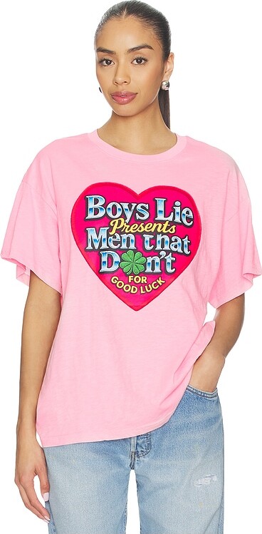Boys Lie Men Don't Boyfriend Tee