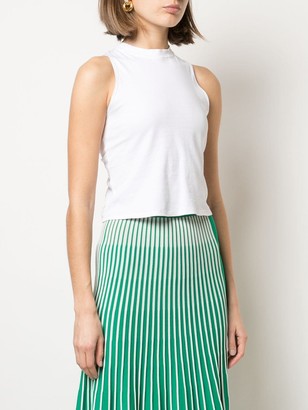 Alexis Teo ruched cropped top