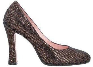 bronze glitter shoes