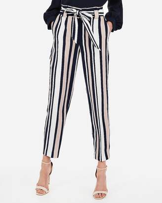 high waisted sash tie pants