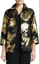 Thumbnail for your product : Caroline Rose Abstract Painterly Printed Jacket, Petite