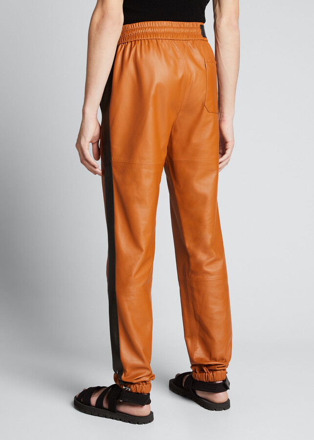 Amiri Men's Leather Track Jogger Pants ShopStyle