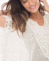 Thumbnail for your product : Chico's Open Knit Lace Cover up