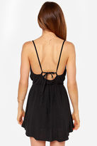 Thumbnail for your product : Lulus Exclusive In Too Deep Black Dress