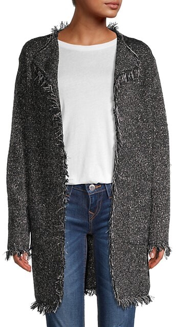 max studio sweater coat
