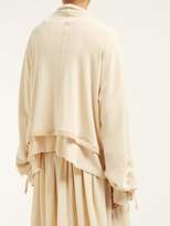 Thumbnail for your product : Lemaire Layered Cotton Jersey Sweatshirt - Womens - Beige