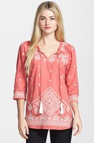 Thumbnail for your product : ECI Embroidered Peasant Tunic