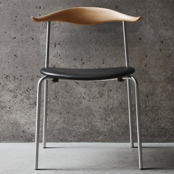 Carl Hansen CH88P Side Chair in Black