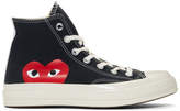 Thumbnail for your product : Comme des Garcons Play Play Black Converse Edition Half Heart Chuck 70 High Sneakers