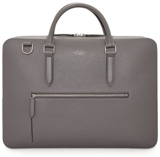 Smythson Leather Ludlow Briefcase - ShopStyle