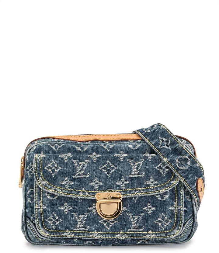 Louis Vuitton 2007 Pre-Owned Monogram Denim Belt Bag - ShopStyle