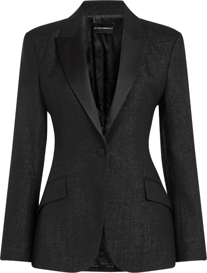 Karl Lagerfeld Paris Peak-Lapel Blazer