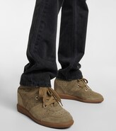 Thumbnail for your product : Isabel Marant Bobby suede wedge sneakers