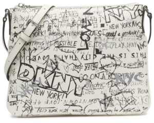 dkny graffiti crossbody