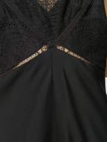 Thumbnail for your product : Victoria Beckham lace details slip dress