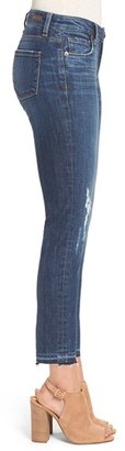 KUT from the Kloth Women's 'Reese' Distressed Stretch Straight Leg Ankle Jeans