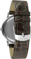 Thumbnail for your product : Forzieri Donatello - Slim Brown Leather Watch