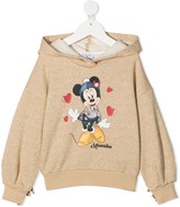 Thumbnail for your product : MonnaLisa Minnie print hoodie