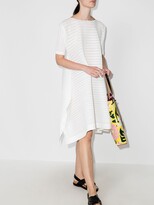 Thumbnail for your product : Pleats Please Issey Miyake Komorebi pleated asymmetric dress