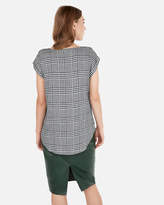 Thumbnail for your product : Express Wool-Blend Twill Gramercy Tee