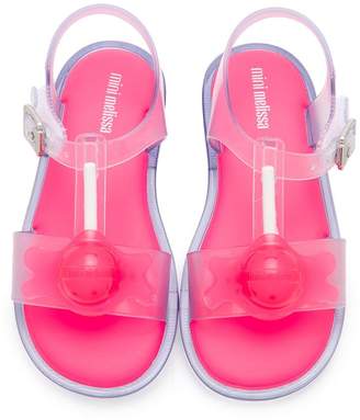 Mini Melissa Clear Lollipop Sandals