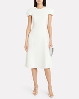 Thumbnail for your product : Jason Wu Collection Short Sleeve Crepe Midi Dress