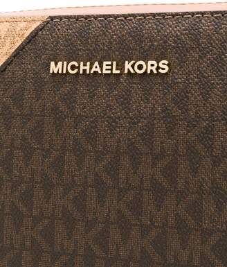 MICHAEL Michael Kors two-tone logo satchel bag