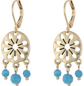 Thumbnail for your product : The Sak 3 Bead Disc Drop Earrings
