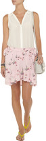 Thumbnail for your product : Etoile Isabel Marant Printed silk crepe de chine mini skirt