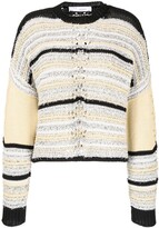 Thumbnail for your product : IRO Stripe-Pattern Crew-Neck Jumper