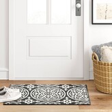 Thumbnail for your product : Threshold 4'X5'6" Washable Medallion Tufted And Hooked Accent Rug Gray