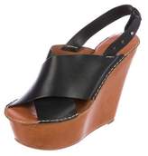 Thumbnail for your product : Chloé Leather Platform Wedges