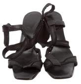 Thumbnail for your product : Gucci Leather Wrap-Around Sandals