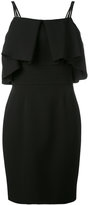 Blumarine - robe volantée à épaules dénudées - women - Polyester/Spandex/Elasthanne - 46