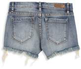 Thumbnail for your product : Blank NYC Girl's Distressed-Hem Denim Shorts