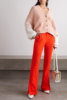 Thumbnail for your product : Roland Mouret Atlantic Striped Cotton Cardigan - Pastel pink